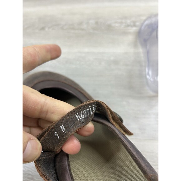 SAS Step Out Womens Brown Mary Jane Shoes 9n Flat Leather Casual Comfort - Picture 8 of 10